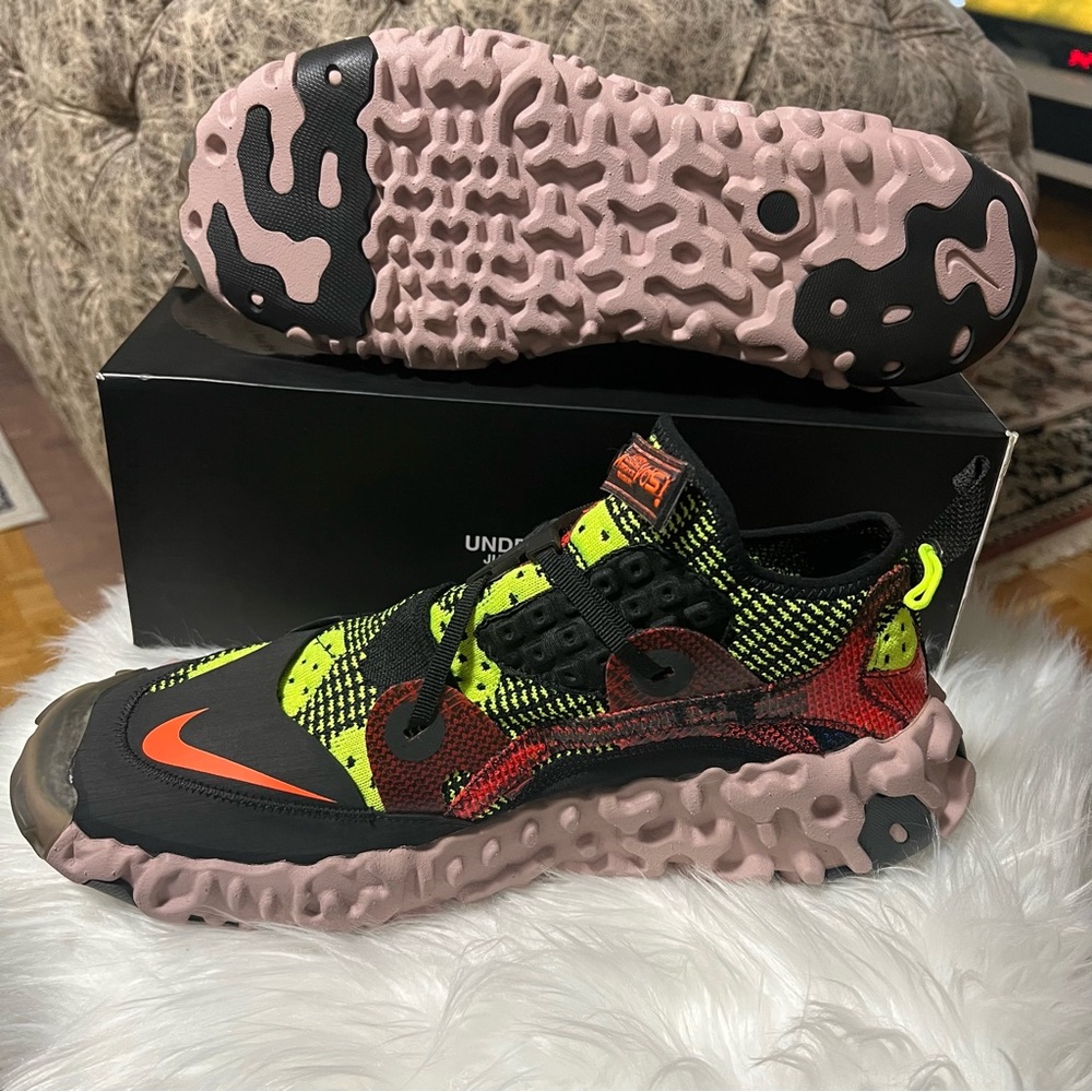 adidas Black and Neon Green Athletic Shoes